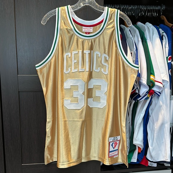 Larry Bird Boston Celtics Mitchell Ness 75th Anniversary 1985/86